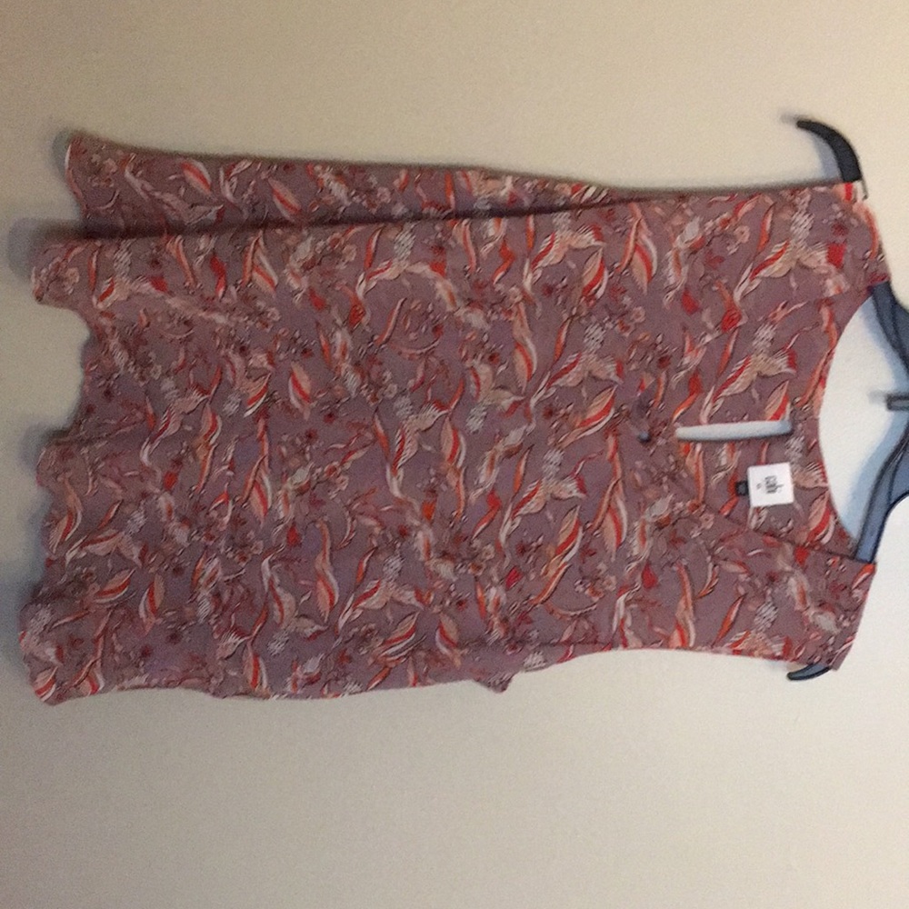 Cabi sleeveless floral print